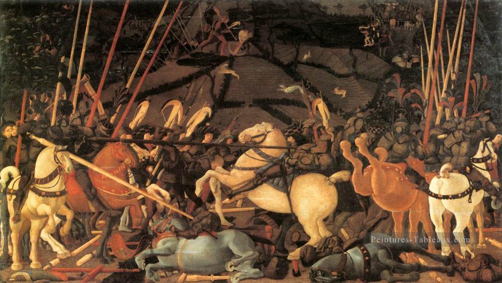 Bernardino Della Ciarda Jeté de son cheval début de la Renaissance Paolo Uccello Peintures à l'huile